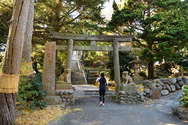 海の守護神として知られる「大瀬神社」。「未来に残したい漁業漁村の歴史文化財産百選」にも選ばれた